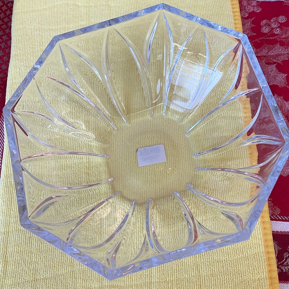 Miller Rogaska Allora 9.5” crystal bowl